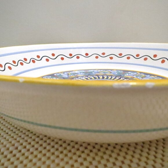 Ceramica Nova Deruta 14" Pasta Serving Bowl Hand-Painted Italy - Picture 9 of 13